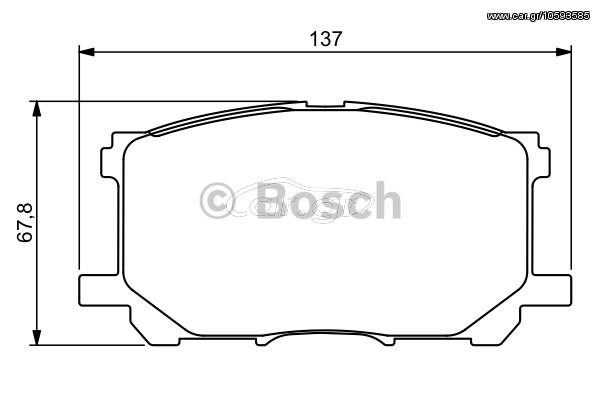 ΣΕΤ ΤΑΚ.ΕΜ.LEXUS RX300 03- OPT ΚΑΙΝ. BOSCH 0986494218 LEXUS RX