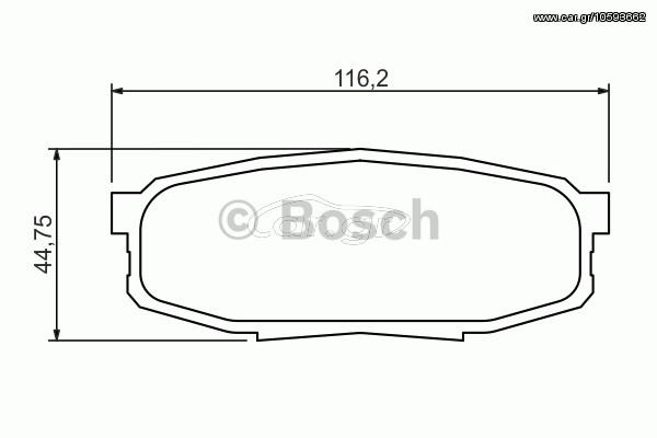 ΣΕΤ ΤΑΚ.ΟΠ.LAND CRUISER 08- ΚΑΙΝ. BOSCH 0986494380 TOYOTA LAND