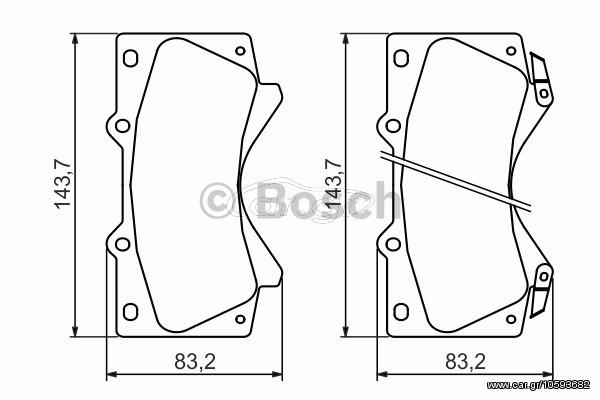 ΣΕΤ ΤΑΚ.EM.LAND CRUISER 08- ΚΑΙΝ. BOSCH 0986494449 TOYOTA LAND