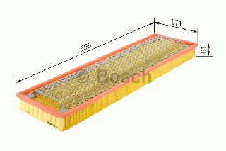 ΦΙΛΤΡΟ ΑΕΡΑ MERCEDES ΚΑΙΝ. BOSCH 1457433601 MERCEDES-BENZ T2/LN1