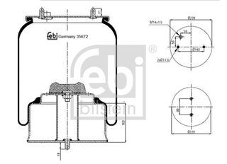 ΑΕΡΟΦΟΥΣΚΕΣ ΚΑΙΝ. FEBI BILSTEIN 35672 SCANIA K