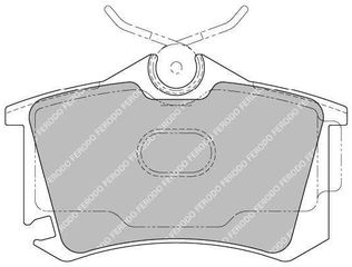 ΣΕΤ ΤΑΚΑΚΙΑ ΟΠ.GOLF V,A3 FSI ΚΑΙΝ. FERODO FDB1637 AUDI A2 AUDI A3 SEAT TOLEDO SUBARU BRZ TOYOTA GT