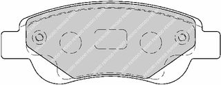 ΣΕΤ ΤΑΚ. C1, AYGO, 107 ΚΑΙΝ. FERODO FDB1790 CITROEN C1 PEUGEOT 107 PEUGEOT 108 TOYOTA AYGO