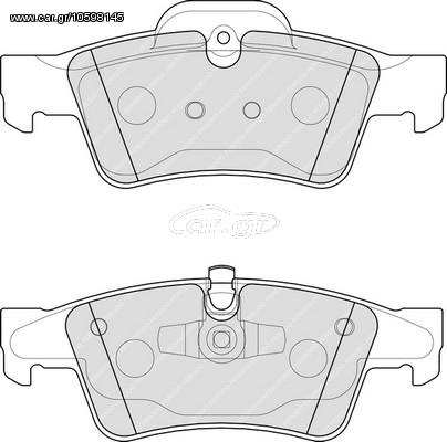 ΤΑΚΑΚΙΑ ΟΠ.DB W164/251/219 ΚΑΙΝ. FERODO FDB1831 MERCEDES-BENZ GL-CLASS MERCEDES-BENZ M-CLASS MERCEDES-BENZ R-CLASS