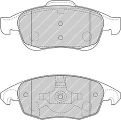ΣΕΤ.ΤΑΚ.C4 PICASSO 1.8 16V 06- ΚΑΙΝ. FERODO FDB1971 CITROEN BERLINGO CITROEN C4 CITROEN DS4 CITROEN DS5 PEUGEOT 5008 PEUGEOT PARTNER