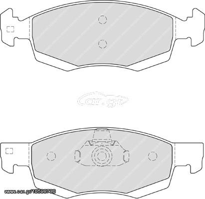 ΣΕΤ.ΤΑΚ.LOGAN SW 1.4/1.6 07- ΚΑΙΝ. FERODO FDB4035 DACIA LOGAN DACIA SANDERO RENAULT LOGAN