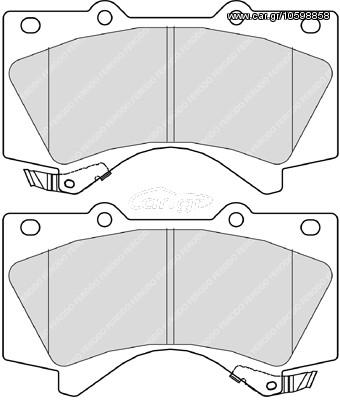 ΣΕΤ ΤΑΚ.EM.LAND CRUISER 08- ΚΑΙΝ. FERODO FDB4229 TOYOTA LAND