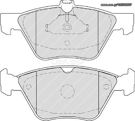 ΣΕΤ ΤΑΚ ΕΜ.E-CLASS 4 MATIC 98- ΚΑΙΝ. FERODO FDB4289 MERCEDES-BENZ E-CLASS MERCEDES-BENZ S-CLASS