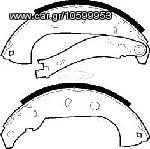 ΣΕΤ ΣΙΑΓΩΝΕΣ TIPO/TEMPRA ΚΑΙΝ. FERODO FSB307 ALFA ROMEO 145 ALFA ROMEO 146 FIAT FIORINO FIAT MAREA FIAT TEMPRA FIAT TIPO