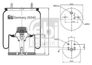 ΑΕΡΟΦΟΥΣΚΕΣ ΚΑΙΝ. FEBI BILSTEIN 20340