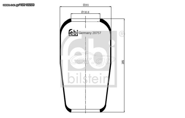 ΑΕΡΟΦΟΥΣΚΕΣ ΚΑΙΝ. FEBI BILSTEIN 20757 MERCEDES-BENZ MK MERCEDES-BENZ NG MERCEDES-BENZ SK