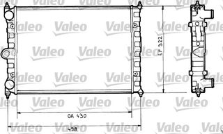 ΨΥΓΕΙΟ ΝΕΡΟΥ VW POLO 91-94 ΚΑΙΝ. VALEO 816703 VW POLO