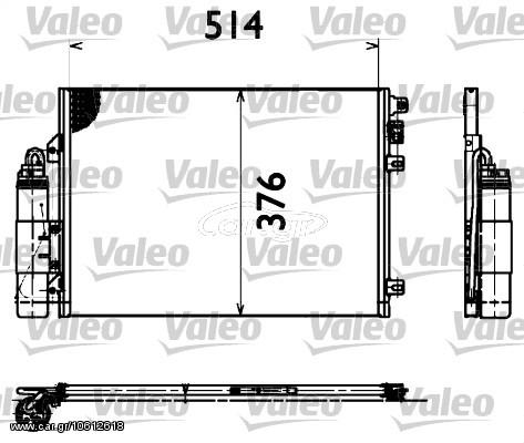 ΣΥΜΠΥΚΝΩΤΗΣ Α/C CLIO II 99- ΚΑΙΝ. VALEO 817428 RENAULT CLIO RENAULT KANGOO RENAULT THALIA