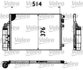 ΣΥΜΠΥΚΝΩΤΗΣ Α/C CLIO II 99- ΚΑΙΝ. VALEO 817428 RENAULT CLIO RENAULT KANGOO RENAULT THALIA