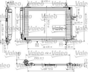 ΣΥΜΠΥΚΝΩΤΗΣ A/C P 307 01- ΚΑΙΝ. VALEO 817524 PEUGEOT 307