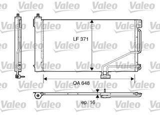 ΣΥΜΠΥΚΝΩΤΗΣ MERC.C180 1.8 02- ΚΑΙΝ. VALEO 817848 MERCEDES-BENZ C-CLASS MERCEDES-BENZ CLK