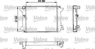 ΨΥΓΕΙΟ ΝΕΡΟΥ VISA 10/11 ΚΑΙΝ. VALEO 883464 CITROEN C15 CITROEN VISA