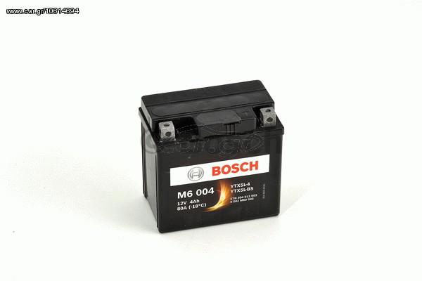 ΜΠΑΤΑΡΙΑ ΜΟΤΟ Μ6 4Ah/30A ΔΕΞ. ΚΑΙΝ. BOSCH 0092M60040 APRILIA MOTORCYCLES SCARABEO APRILIA MOTORCYCLES SR HONDA MOTORCYCLES CLR HONDA MOTORCYCLES CRF HONDA MOTORCYCLES SCV HONDA MOTORCYCLES SH HONDA M