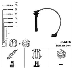 ΣΕΤ ΜΠΟΥΖΟΚ.ALMERA N15 ΚΑΙΝ. NGK 9405 NISSAN 100 NISSAN ALMERA NISSAN PRIMERA NISSAN SUNNY