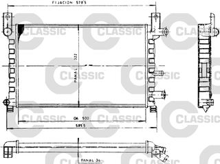 ΨΥΓ.ΝΕΡΟΥ CLASSIC FIESTA 89-95 ΚΑΙΝ. VALEO 230483 FORD ESCORT FORD FIESTA