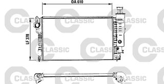 ΨΥΓ.ΝΕΡΟΥ CLASSIC P405 92-96 ΚΑΙΝ. VALEO 230575 PEUGEOT 405