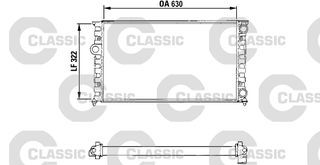 ΨΥΓ.ΝΕΡΟΥ CLASSIC CORDOBA 1.8 ΚΑΙΝ. VALEO 231025 SEAT CORDOBA SEAT IBIZA VW GOLF VW VENTO