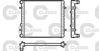 ΨΥΓ.ΝΕΡΟΥ CLASSIC A3/GOLF 96- ΚΑΙΝ. VALEO 231606 AUDI A3 AUDI TT SEAT LEON SEAT TOLEDO SKODA OCTAVIA VW BORA VW GOLF