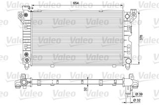 ΨΥΓΕΙΟ CHRYSLER VOYAGER 96-01 ΚΑΙΝ. VALEO 231723 CHRYSLER VOYAGER