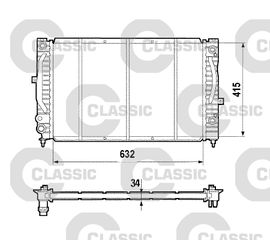 ΨΥΓ.ΝΕΡΟΥ CLASSIC AUDI A4 1.8 ΚΑΙΝ. VALEO 231755 AUDI A4 AUDI A6 SKODA SUPERB VW PASSAT