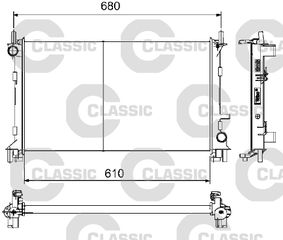 ΨΥΓ.ΝΕΡΟΥ CLASSIC FOCUS 2.0 01 ΚΑΙΝ. VALEO 232735 FORD FOCUS