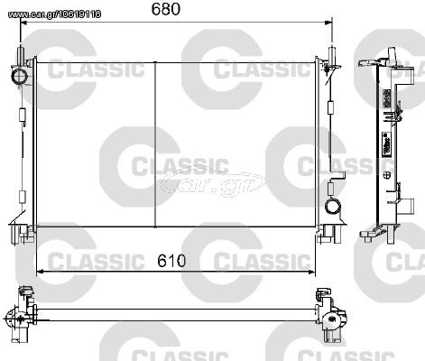 ΨΥΓ.ΝΕΡΟΥ CLASSIC FOCUS 2.0 01 ΚΑΙΝ. VALEO 232735 FORD FOCUS