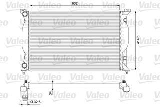 ΨΥΓΕΙΟ AUDI A4 ΚΑΙΝ. VALEO 232963 AUDI A4 AUDI A6