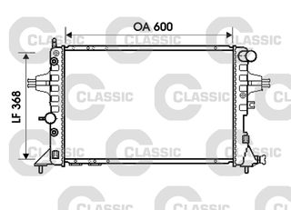 ΨΥΓ.ΝΕΡΟΥ CLASSIC ASTRA 2.0DTI ΚΑΙΝ. VALEO 234388 OPEL ASTRA OPEL ZAFIRA