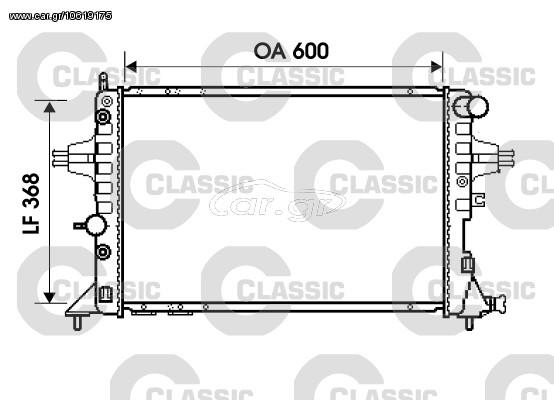 ΨΥΓ.ΝΕΡΟΥ CLASSIC ASTRA 2.0DTI ΚΑΙΝ. VALEO 234388 OPEL ASTRA OPEL ZAFIRA