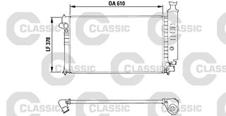 ΨΥΓ.ΝΕΡΟΥ CLASSIC P405 87-92 ΚΑΙΝ. VALEO 310919 PEUGEOT 405