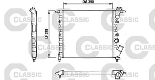 ΨΥΓ.ΝΕΡΟΥ CLASSIC RENAULT 19 ΚΑΙΝ. VALEO 316655 RENAULT 19 RENAULT CLIO RENAULT RAPID