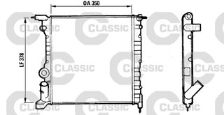 ΨΥΓ.ΝΕΡΟΥ CLASSIC CLIO 1.2 96- ΚΑΙΝ. VALEO 316656 RENAULT CLIO