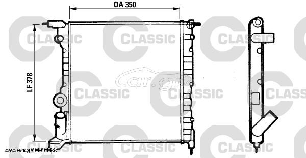 ΨΥΓ.ΝΕΡΟΥ CLASSIC CLIO 1.2 96- ΚΑΙΝ. VALEO 316656 RENAULT CLIO