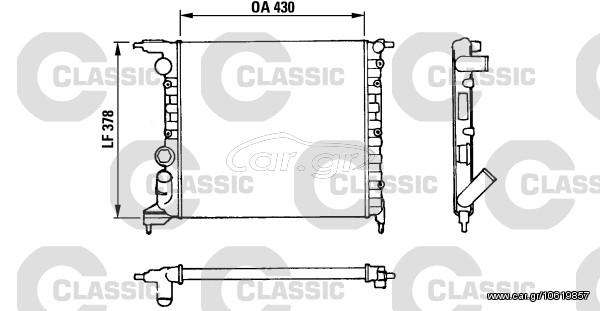 ΨΥΓ.ΝΕΡΟΥ CLASSIC CLIO 1.2 90- ΚΑΙΝ. VALEO 316658