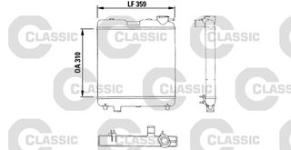 ΨΥΓ.ΝΕΡΟΥ CLASSIC PANDA 82- ΚΑΙΝ. VALEO 383053 FIAT PANDA SEAT MARBELLA SEAT TERRA