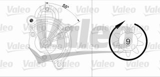 ΜΙΖΑ AX/BX/C15/P205/309/405 ΚΑΙΝ. VALEO 433311 CITROEN AX CITROEN BERLINGO CITROEN BX CITROEN C15 CITROEN C2 CITROEN C3 CITROEN C4 CITROEN NEMO CITROEN SAXO CITROEN XSARA CITROEN ZX FIAT FIORINO PEUG