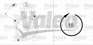 MIZA FIAT FIORINO/UNO/TIPO ΚΑΙΝ. VALEO 436049 FIAT DUNA FIAT FIORINO FIAT REGATA FIAT RITMO FIAT TIPO FIAT UNO