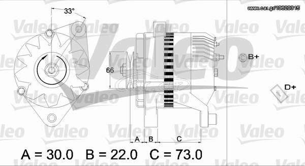 ΑΛΤΕΝ.55Α F-128,RITMO 60,TIPO ΚΑΙΝ. VALEO 436114 AUTOBIANCHI Y10 FIAT 126 FIAT 127 FIAT 128 FIAT DUNA FIAT FIORINO FIAT PANDA FIAT REGATA FIAT RITMO FIAT TEMPRA FIAT TIPO FIAT UNO FIAT X FORD CAPRI F