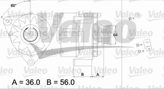 ΑΛΤΕΝ.55Α MERCEDES 200D (W-124 ΚΑΙΝ. VALEO 436120 MERCEDES-BENZ 190 MERCEDES-BENZ COUPE MERCEDES-BENZ E-CLASS MERCEDES-BENZ KOMBI MERCEDES-BENZ O MERCEDES-BENZ Saloon MERCEDES-BENZ T1 MERCEDES-BENZ T