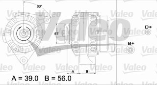 ΑΛΤΕΡΝΕΙΤΟΡ 50ΑΗ ZX/P106/306 ΚΑΙΝ. VALEO 436257 CITROEN BERLINGO CITROEN BX CITROEN C15 CITROEN SAXO CITROEN XSARA CITROEN ZX PEUGEOT 1007 PEUGEOT 106 PEUGEOT 306 PEUGEOT 405 PEUGEOT PARTNER