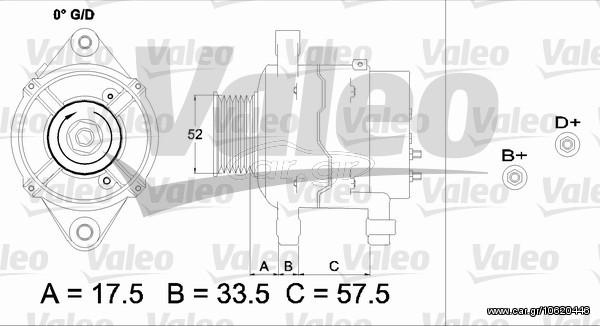 ΑΛΤΕΡ.OPEL ASTRA 1.6/1.8 91-01 ΚΑΙΝ. VALEO 437213 OPEL ASTRA OPEL CALIBRA OPEL CORSA OPEL FRONTERA OPEL KADETT OPEL OMEGA OPEL SENATOR OPEL TIGRA OPEL VECTRA