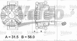 ΑΛΤΕΡΝΕuΤΟΡ 120A C200 1.8 02- ΚΑΙΝ. VALEO 437430 MERCEDES-BENZ C-CLASS MERCEDES-BENZ CLC-CLASS MERCEDES-BENZ CLK MERCEDES-BENZ E-CLASS MERCEDES-BENZ SLK