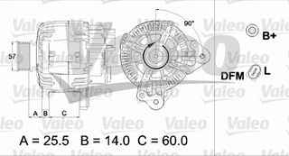 ΑΛΤΕΡΝ.110Α A3,GOLF 1.6/2.0 03 ΚΑΙΝ. VALEO 437469 AUDI A1 AUDI A3 SEAT ALTEA SEAT IBIZA SEAT LEON SEAT TOLEDO SKODA OCTAVIA SKODA RAPID SKODA YETI VW AMAROK VW CADDY VW CRAFTER VW EOS VW GOLF VW JETT