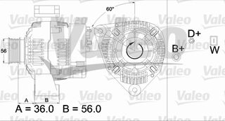 ΑΛΤΕΡΝ ΑΝΑΚ.SPRINTER 2.9D 95- ΚΑΙΝ. VALEO 437489 MERCEDES-BENZ G-CLASS MERCEDES-BENZ SPRINTER MERCEDES-BENZ UNIMOG MERCEDES-BENZ VARIO PUCH G-MODELL