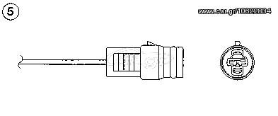 ΑΙΣΘΗΤΗΡΑΣ ΛΑΜΔΑ CIVIC II/III ΚΑΙΝ. NGK 0153 HONDA CIVIC HONDA CONCERTO HONDA CRX HONDA PRELUDE ROVER 400